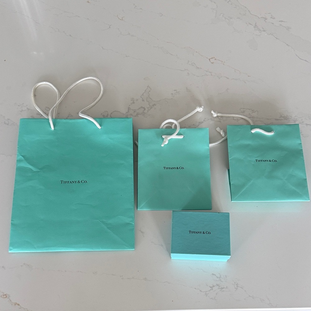 Tiffany and co bags and small box
